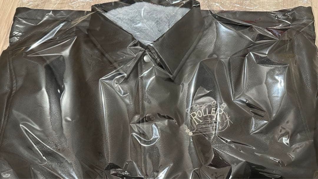キムタク着 ROLLER FAKE LEATHER COACH JACKET