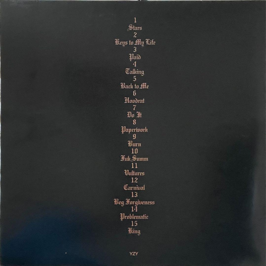 kanye west ye Vultures 1 レコード　LP オフィシャル盤