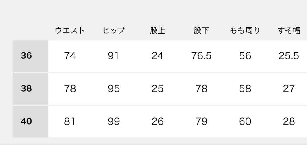 モダンフレアーデニム ブルーC 38