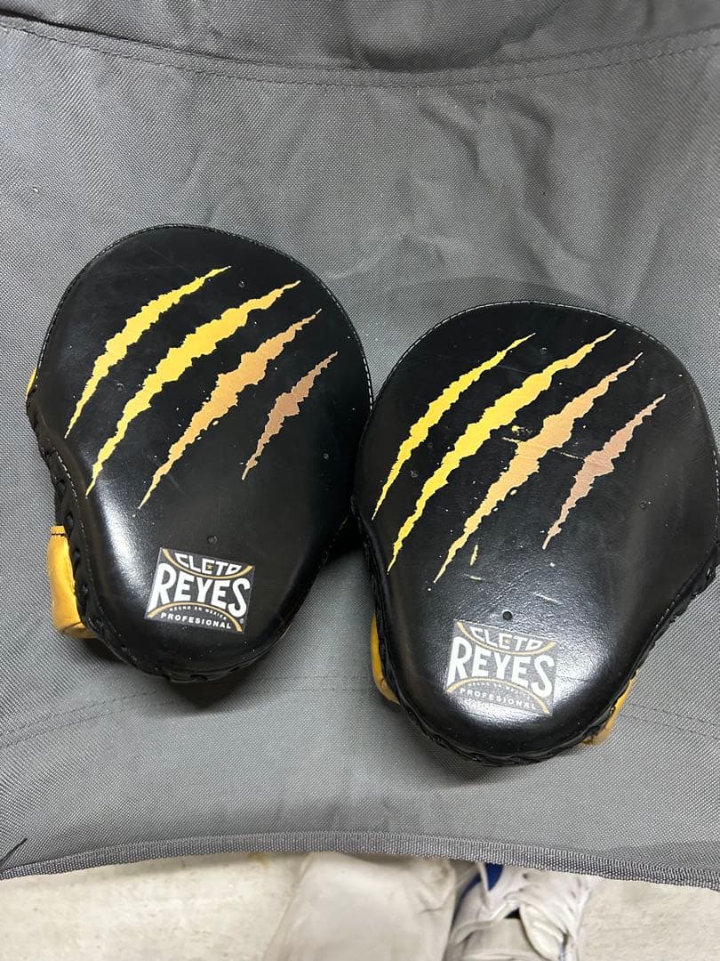 REYES パンチングミット プロフェッショナル 黒金