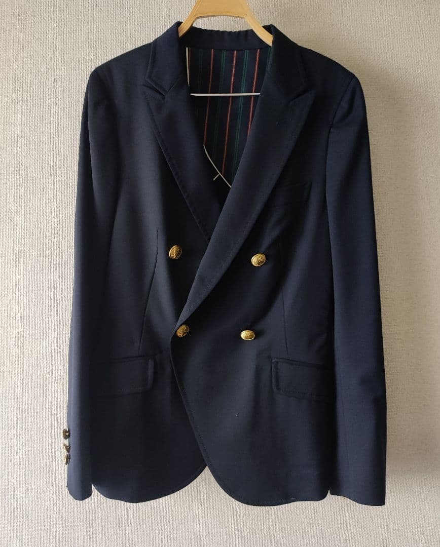 Deuxieme Classe　ダブルジャケット　金ボタン　ネイビー　36