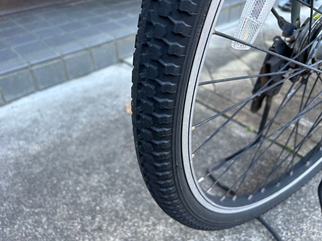 京都 パナソニック 電動アシスト自転車 ティモS 26型 3段変速マットオリーブ