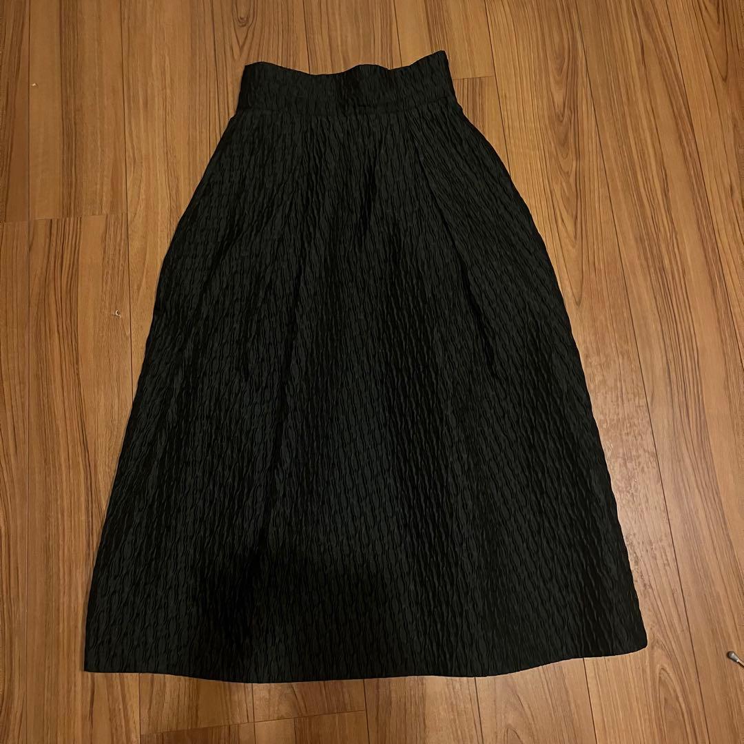 UNITED ARROWS エアリージャカード コクーンスカート