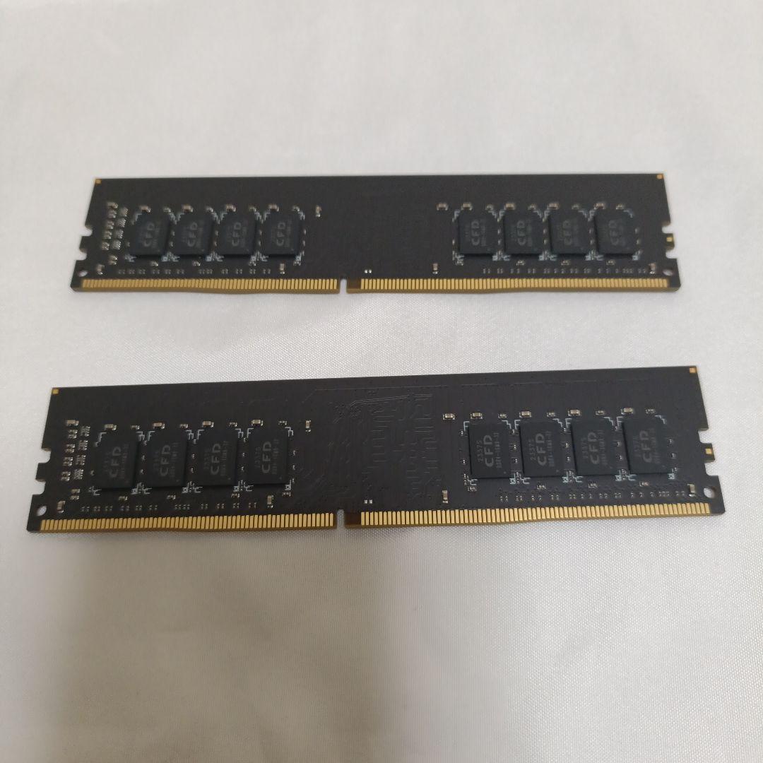 CFD DDR4メモリ W4U3200CS-16G 16GBx2枚