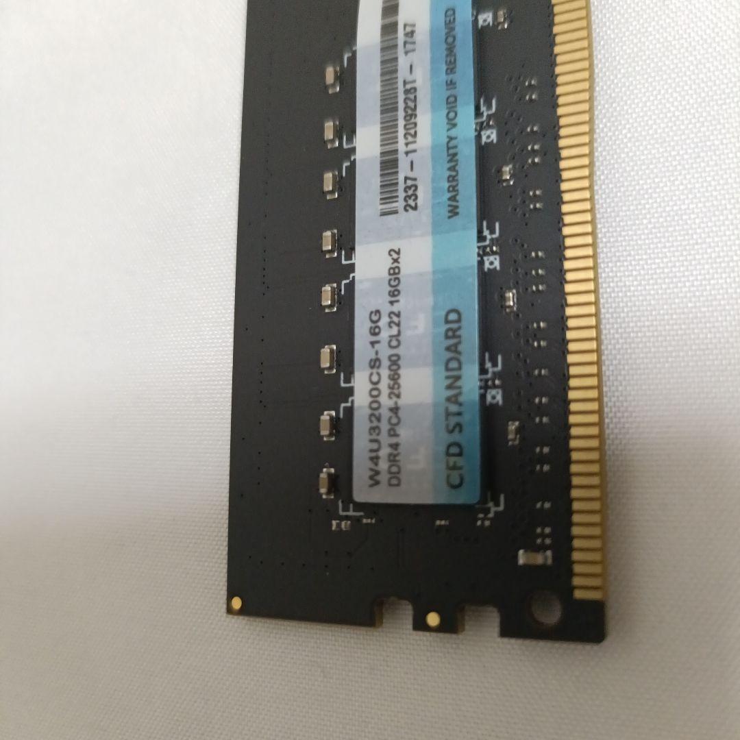 CFD DDR4メモリ W4U3200CS-16G 16GBx2枚