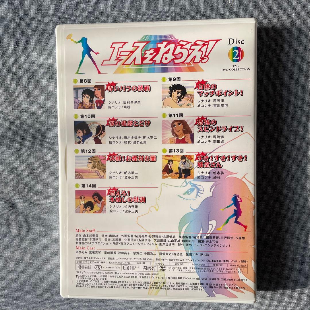 貴重DVD BOX４枚組『エースをねらえ！』アニメ　TV版