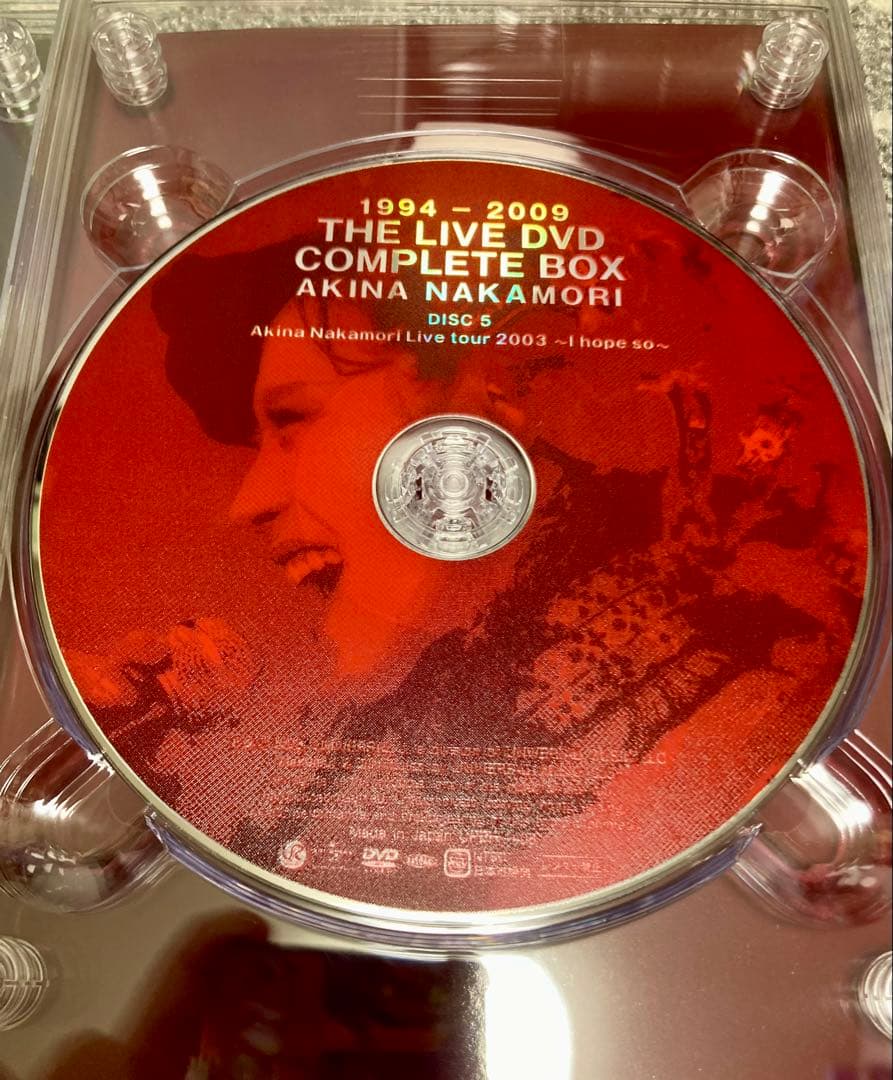 中森明菜 1994-2009 THE LIVE DVD COMPLETE BOX