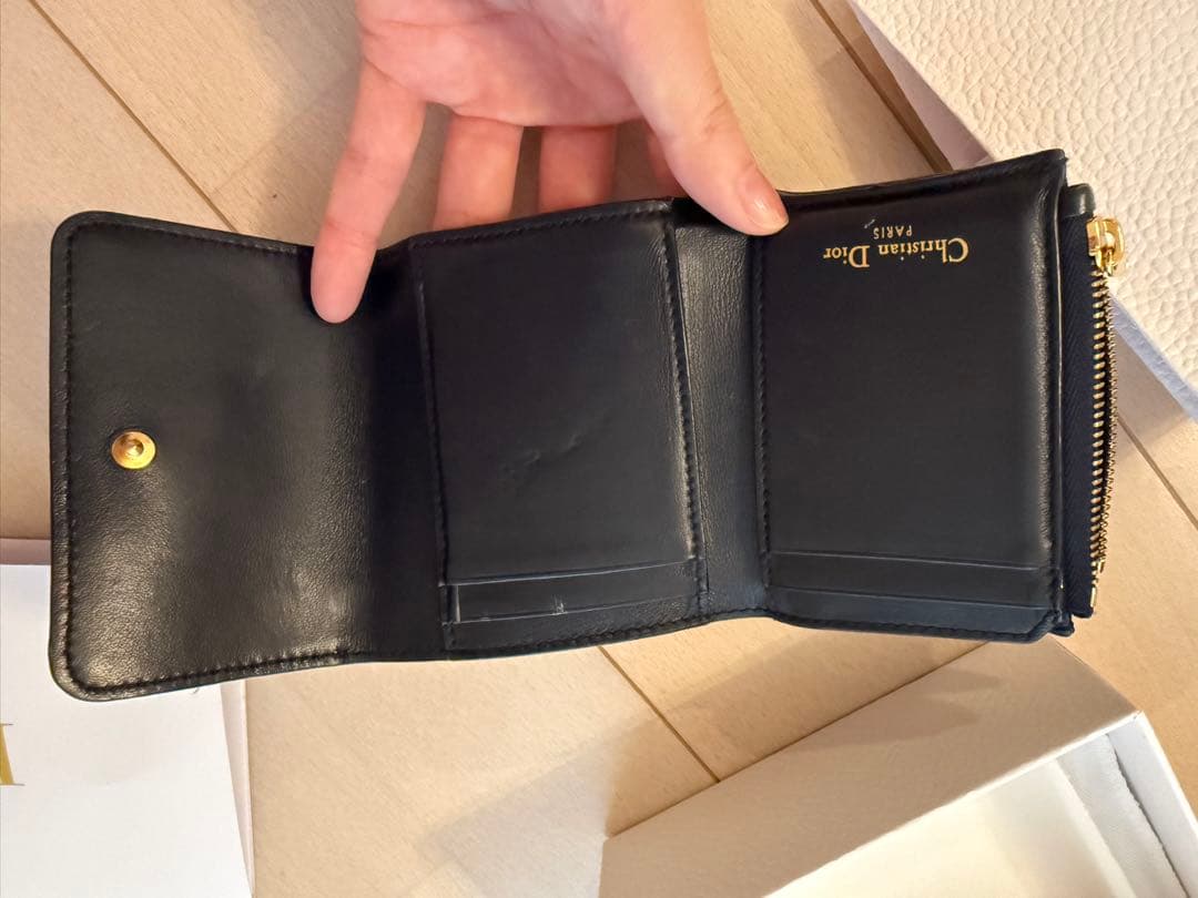 Dior ディオール　三つ折り財布