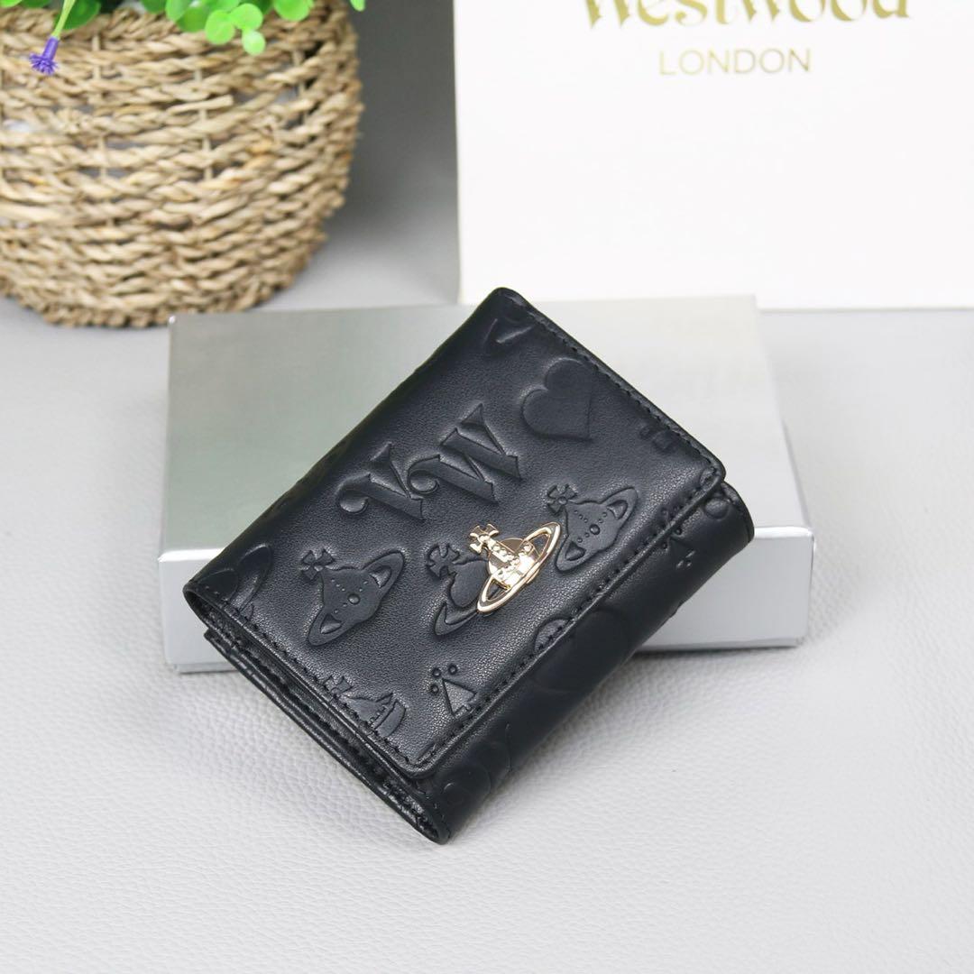 Vivienne Westwood ヴィヴィアン 三つ折り財布 レザー 金