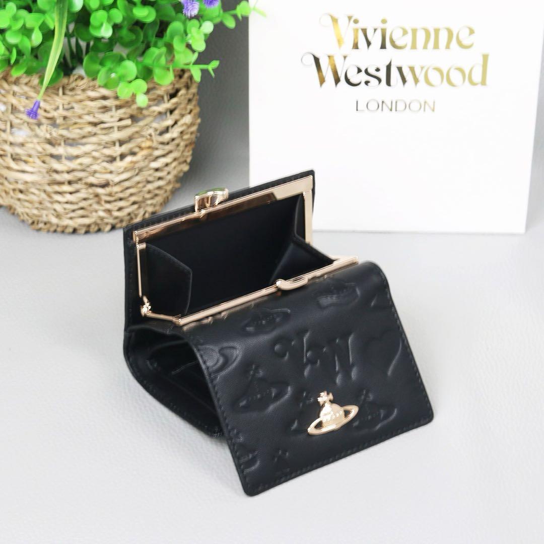 Vivienne Westwood ヴィヴィアン 三つ折り財布 レザー 金