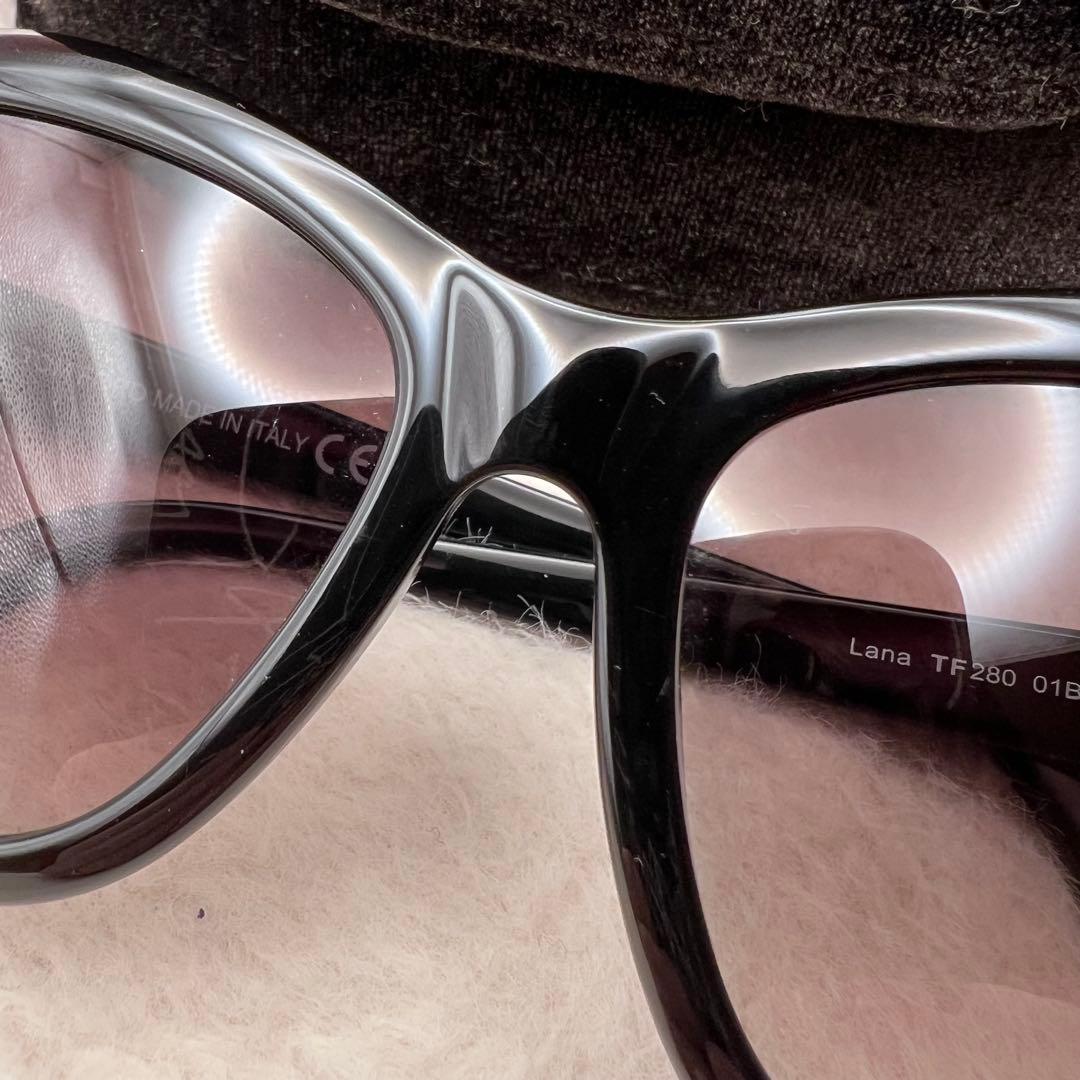 極美品✨TOM FORD Lana TF280 01B 黒 サングラス