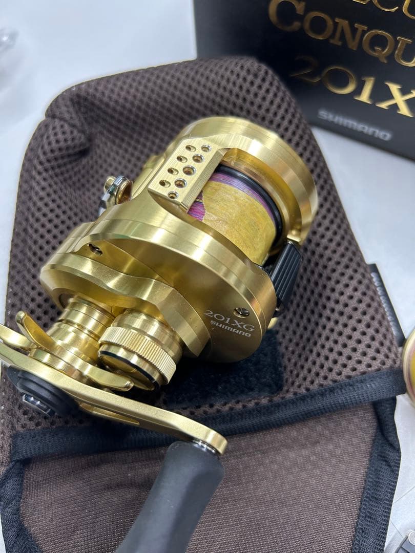 シマノ　22カルカッタ コンクエスト　201XG　アベイルシャロースプール