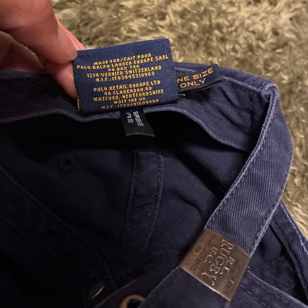 【希少】RRL ラルフローレン ラグビー キャップ ネイビー