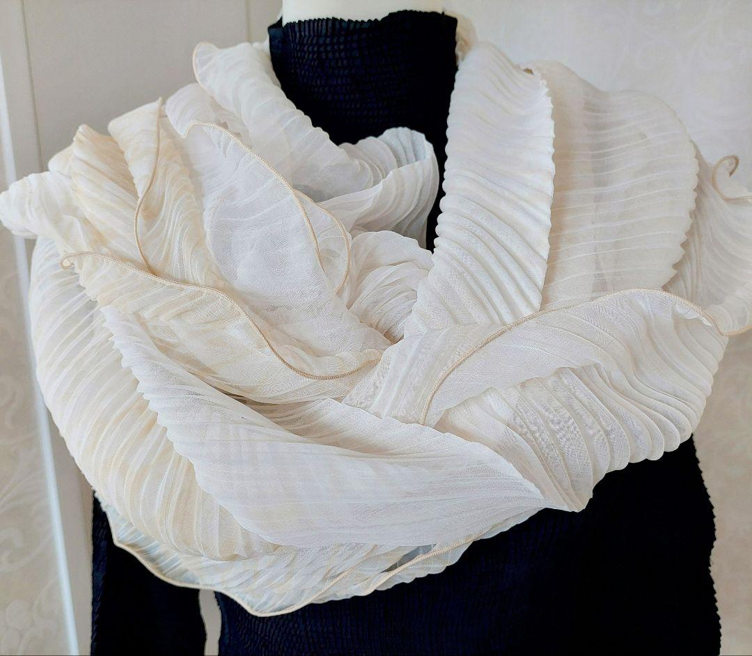 難アリ▪︎ISSEY MIYAKE FETE▪︎2枚布のプリーツ2.6m