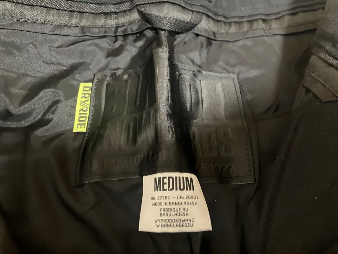 BURTON スノーボードウェア上下ミトン付き