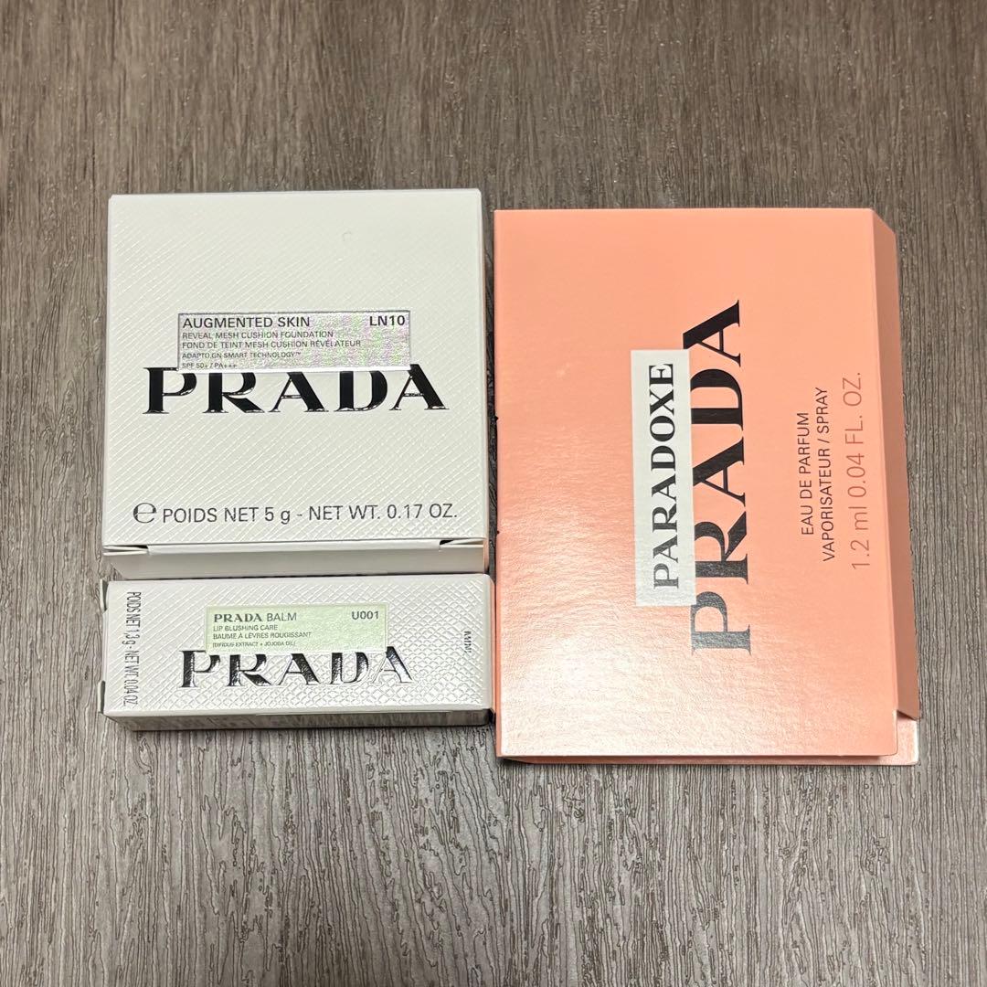PRADA プラダビューティー クッションファンデーション LNリップバーム