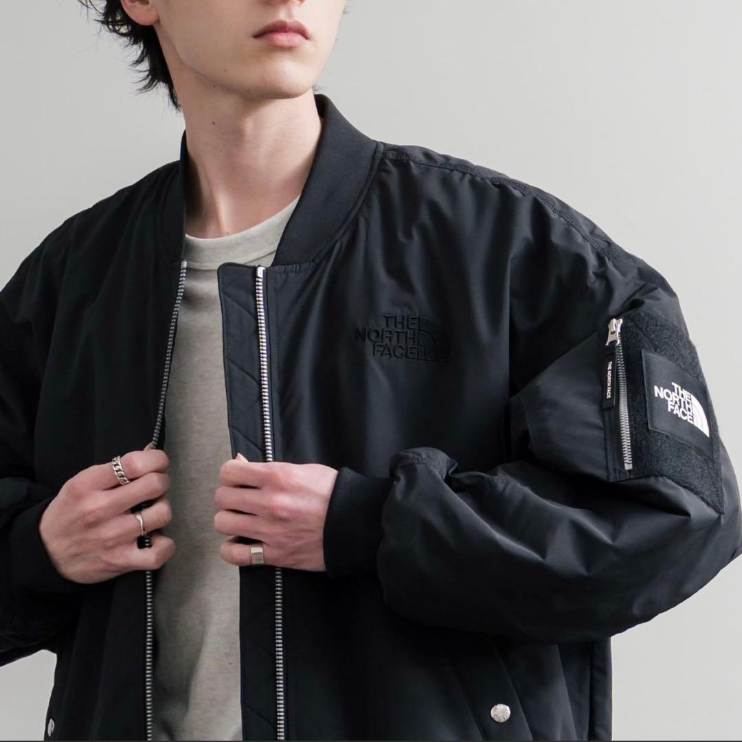 完売品⭐︎ノースフェイス　ジャケット　2XL　ブラック黒＊MA-1　韓国限定