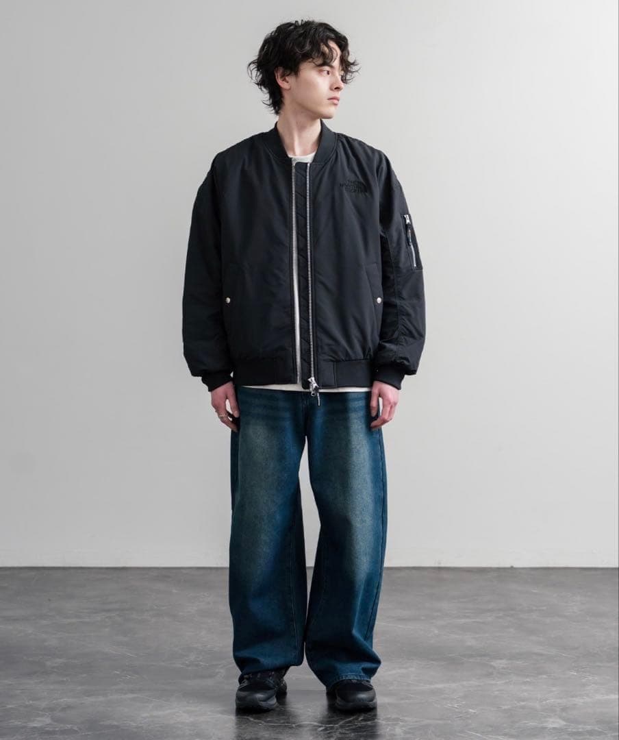 完売品⭐︎ノースフェイス　ジャケット　2XL　ブラック黒＊MA-1　韓国限定
