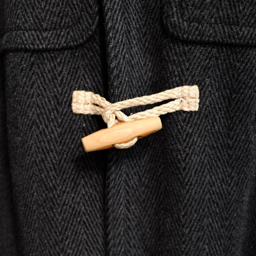 【美品】HELLY HANSEN ヘリンボーン ダッフルコート L ロング丈