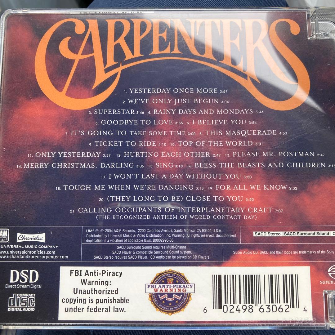 Carpenters Singles 1969-1981 SACD 廃盤