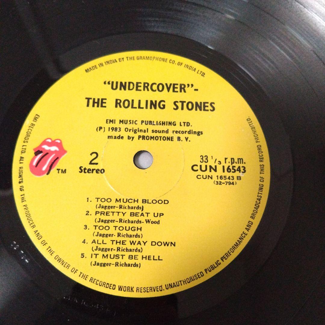 インド盤 アンダーカヴァー rolling stones ローリング・ストーンズ