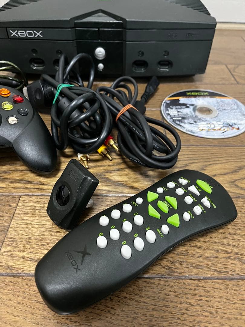 初代XBOX(エックスボックス)本体 Microsoft DVD再生キット