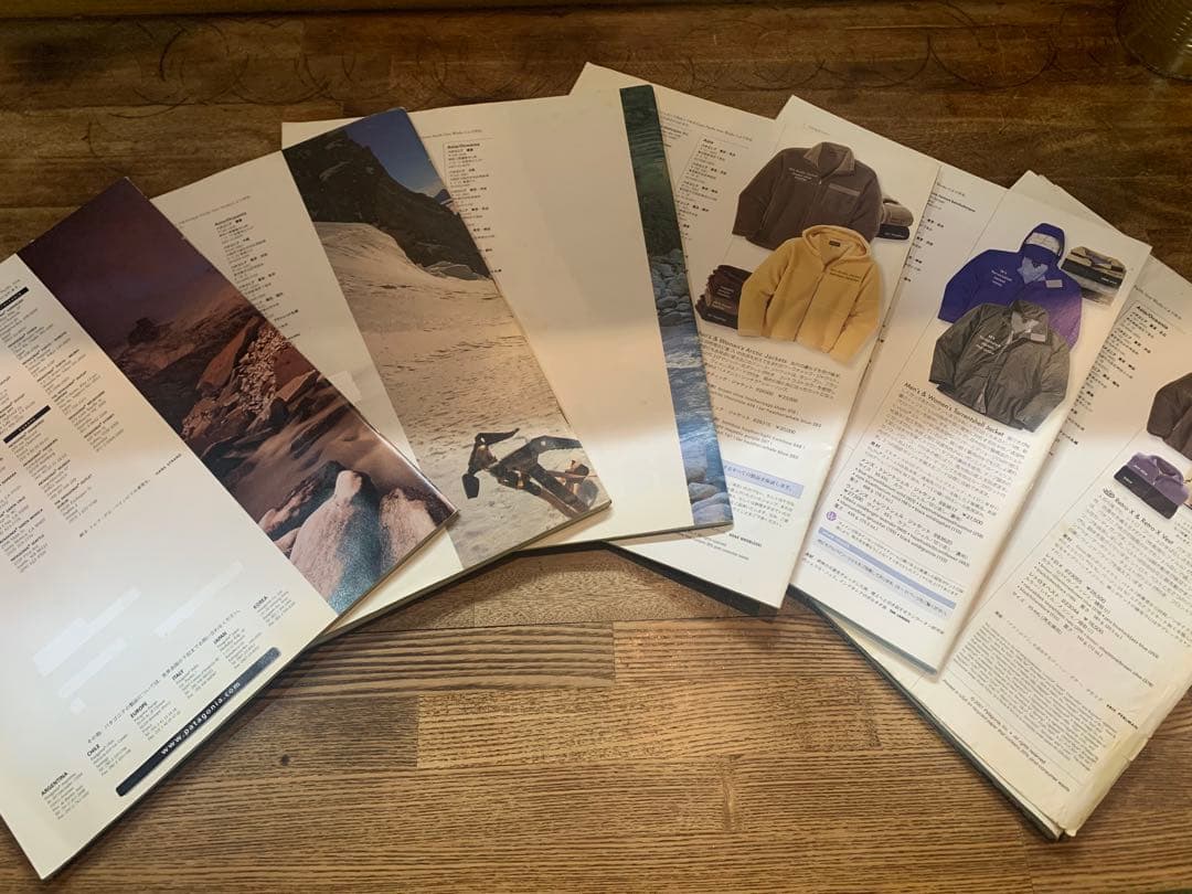patagonia アウトドアウェアカタログ 6冊セット