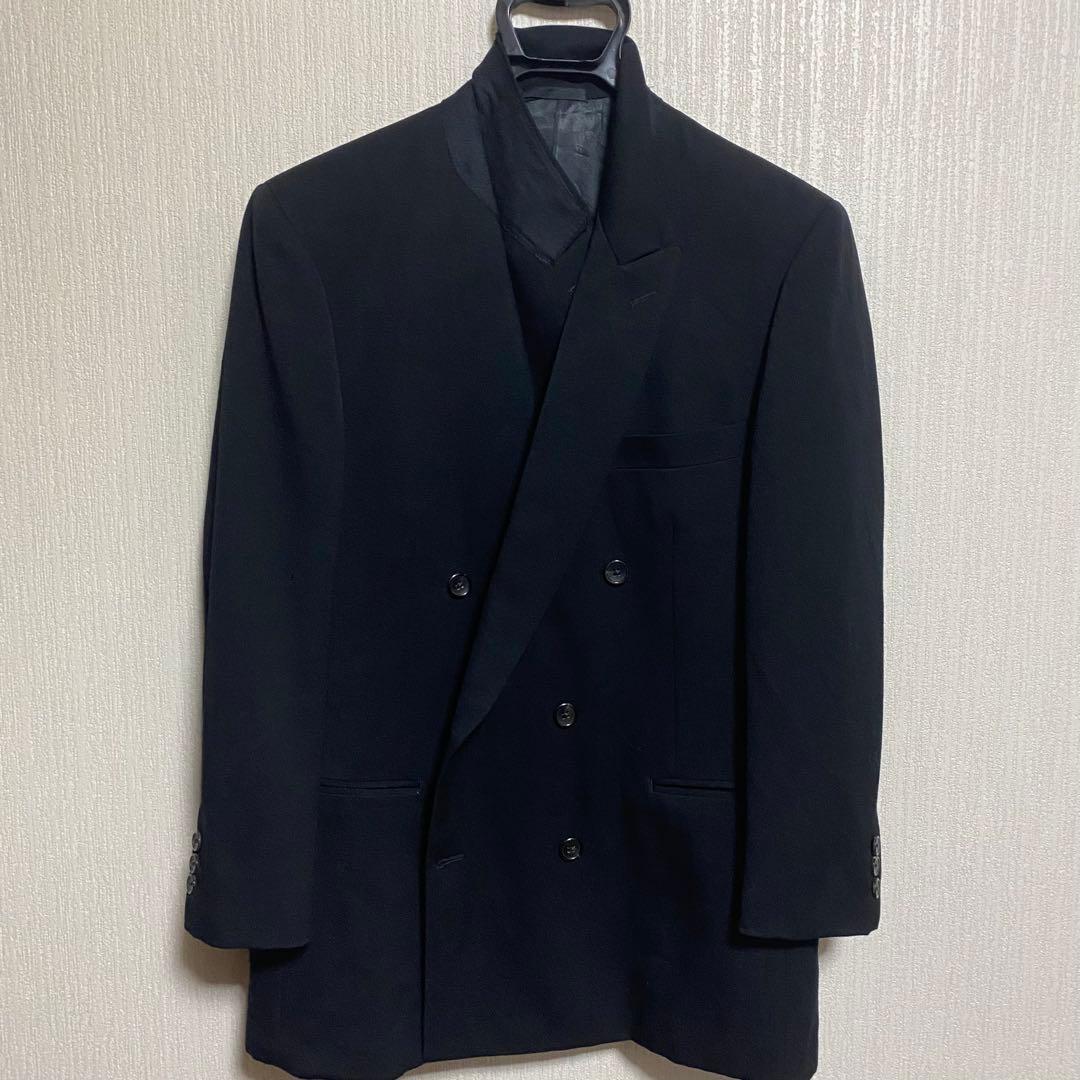 jka16 CD クリスチャンディオール　ダブルジャケット　　黒　AB6