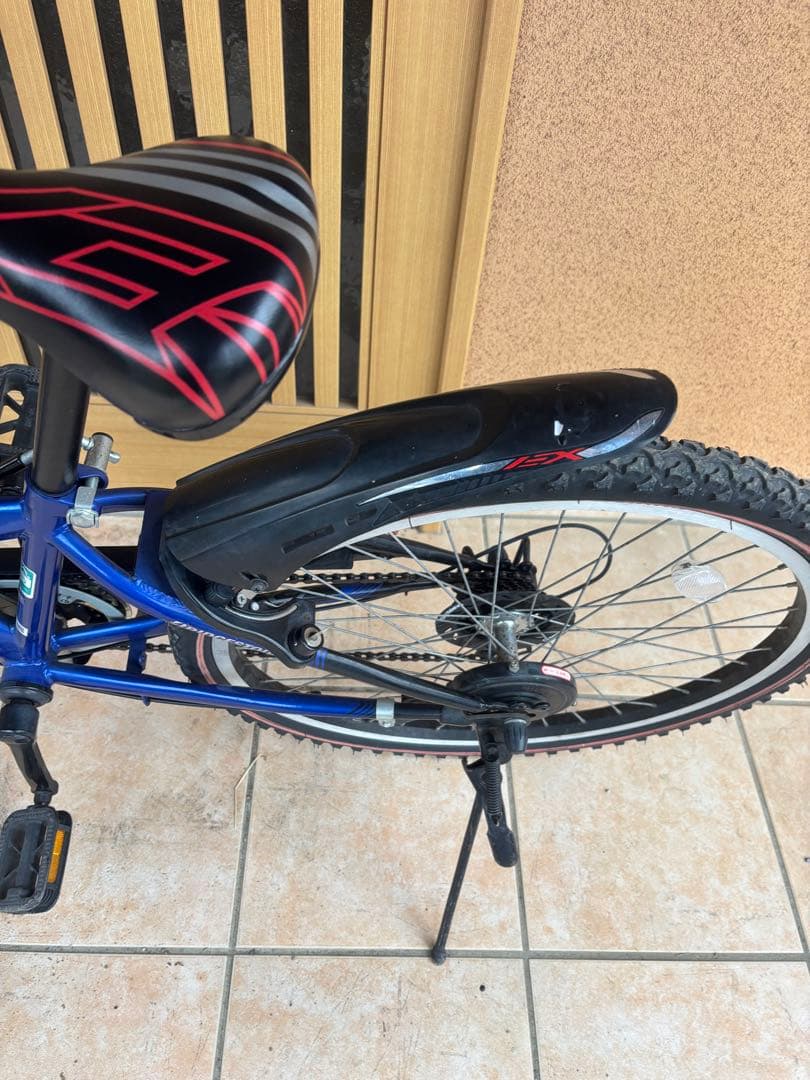 ブリヂストン 美品 24インチ 子供自転車 6段変速 カゴ付