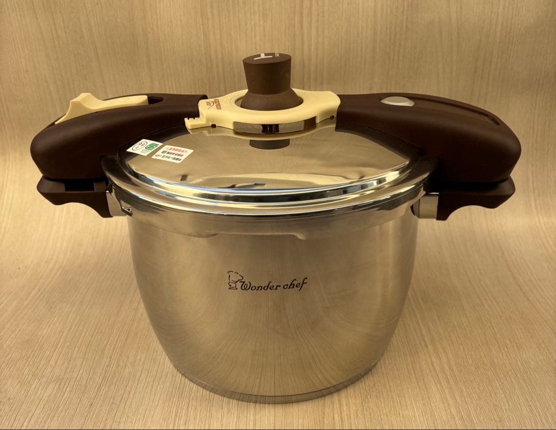 【新品未使用】魔法のクイック料理 wonderchef 両手圧力鍋5.5L