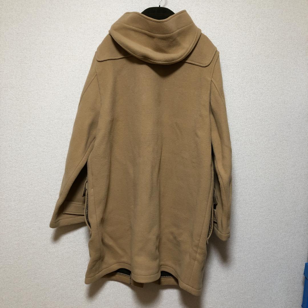 【美品】LANDS' END ダッフルコート ウール100% L キャメル