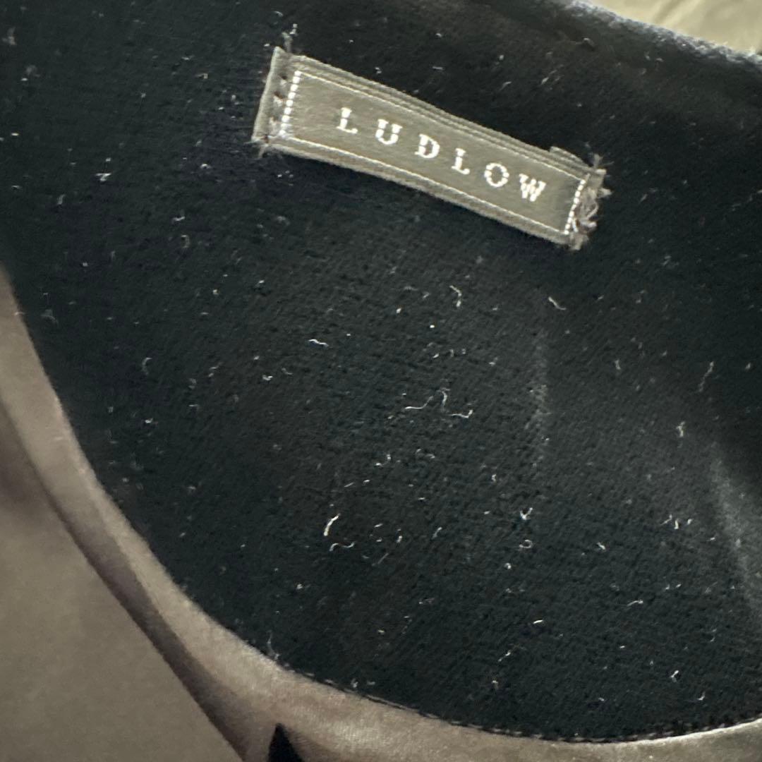 LUDLOW パワーショルダー　ベルベットジャケット