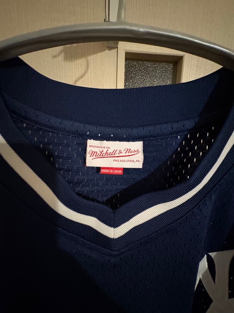 Mitchell & Ness ニューヨーク・ヤンキース メッシュT ネイビー