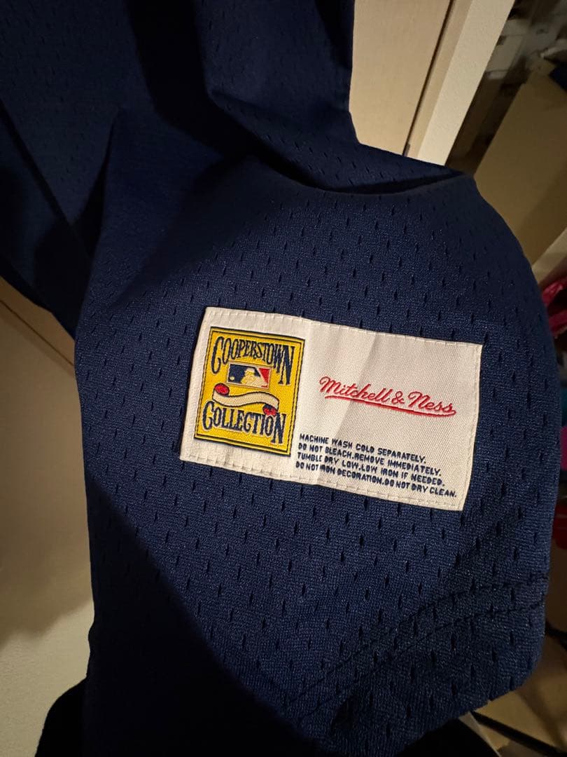 Mitchell & Ness ニューヨーク・ヤンキース メッシュT ネイビー
