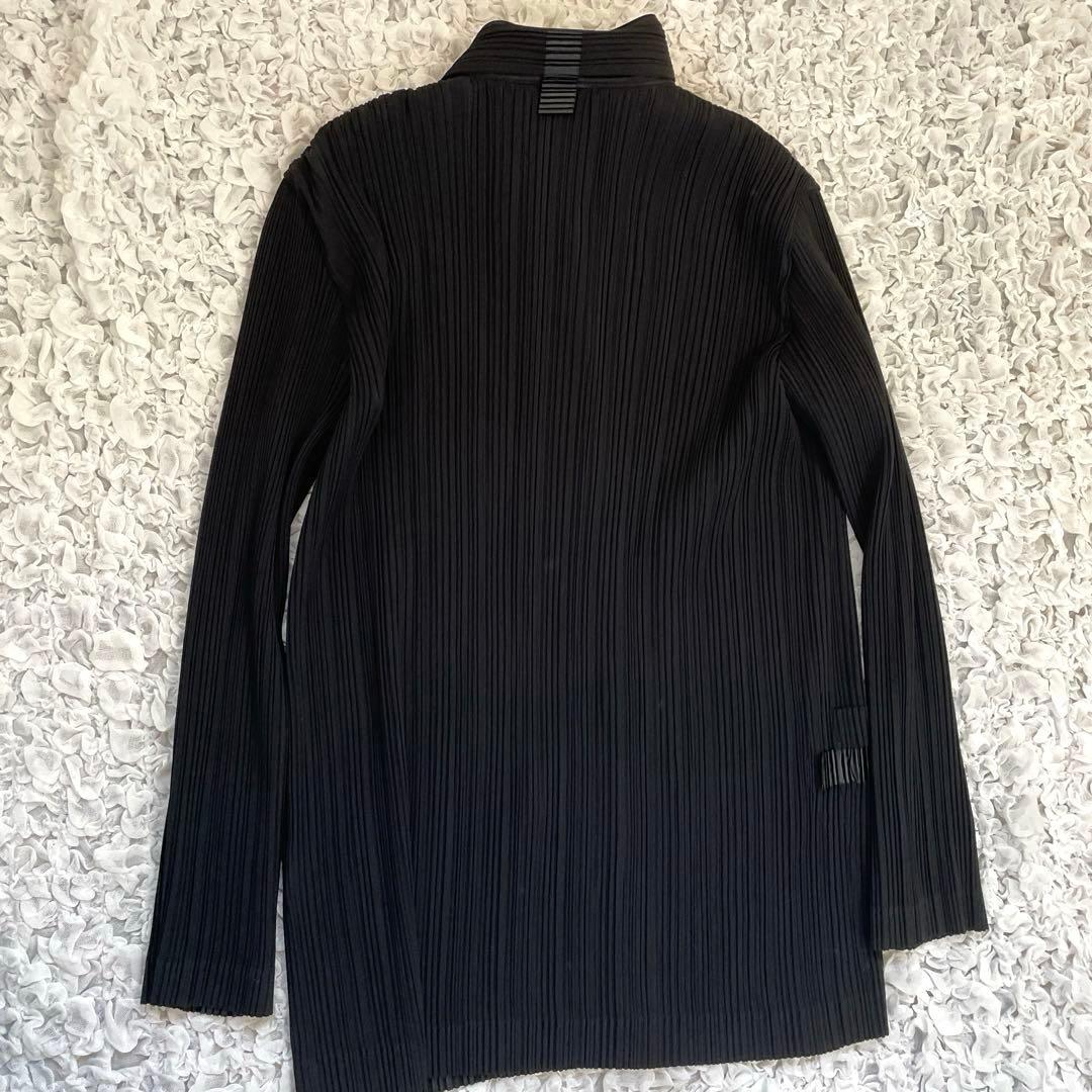 ISSEYMIYAKE シャツ　カーディガン　シャツジャケット　ブラック