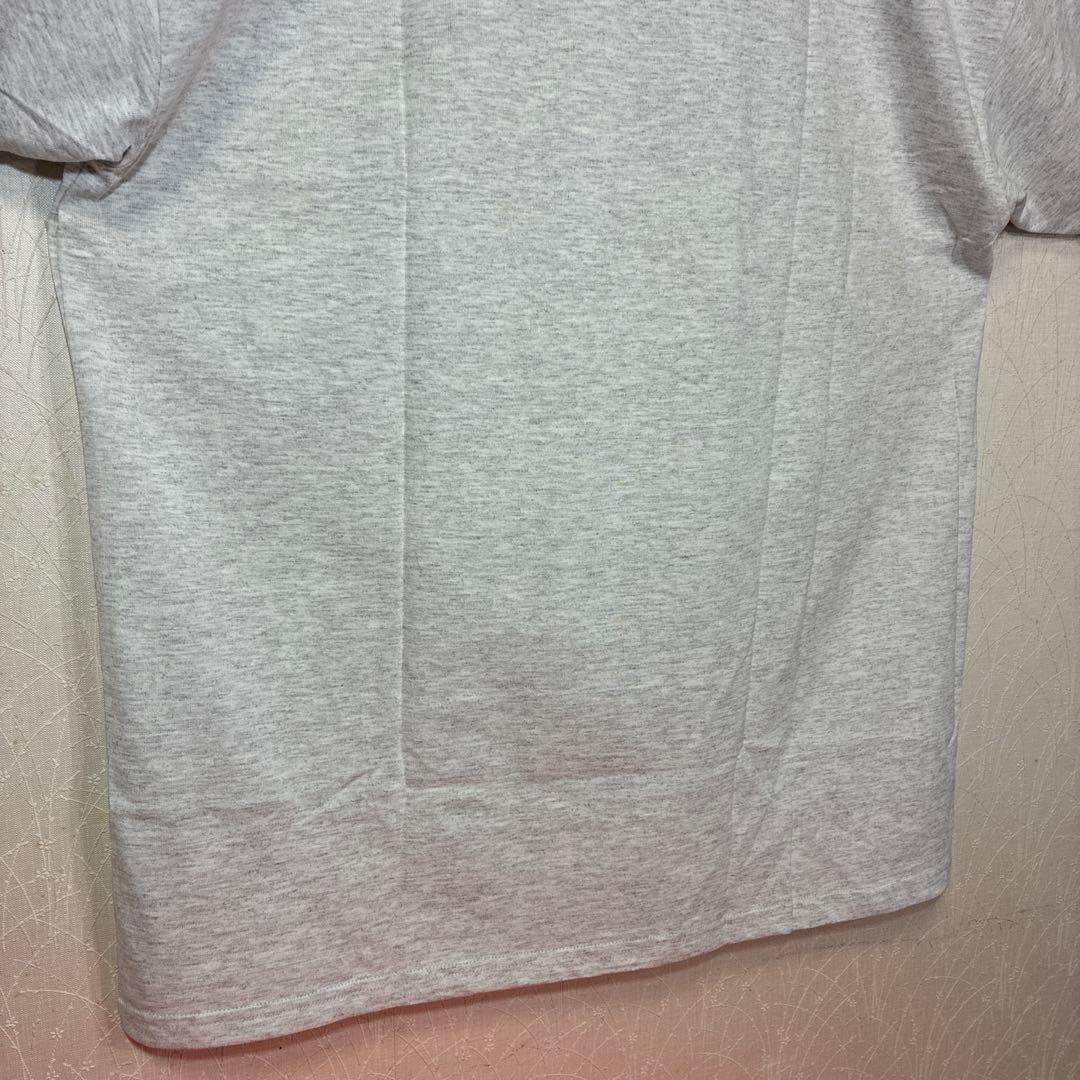 90s NIKE タグ付きデッドストック　ヴィンテージ　リンガーT 杢グレー