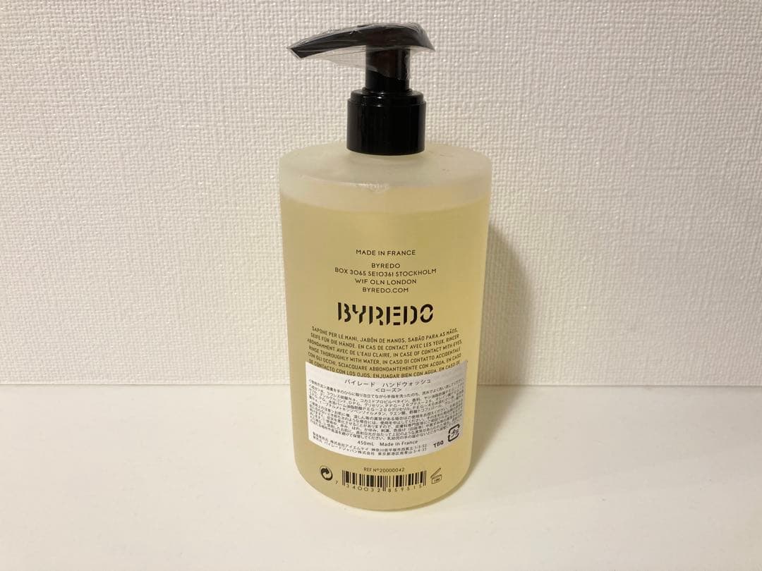 新品未使用☆BYREDO ROSEハンドウォッシュ450mlバイレード☆ローズ