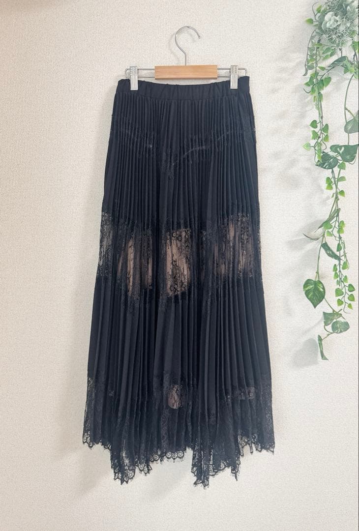 【美品】 AMERI UNDRESSED LACE SANDWICH SKIRT