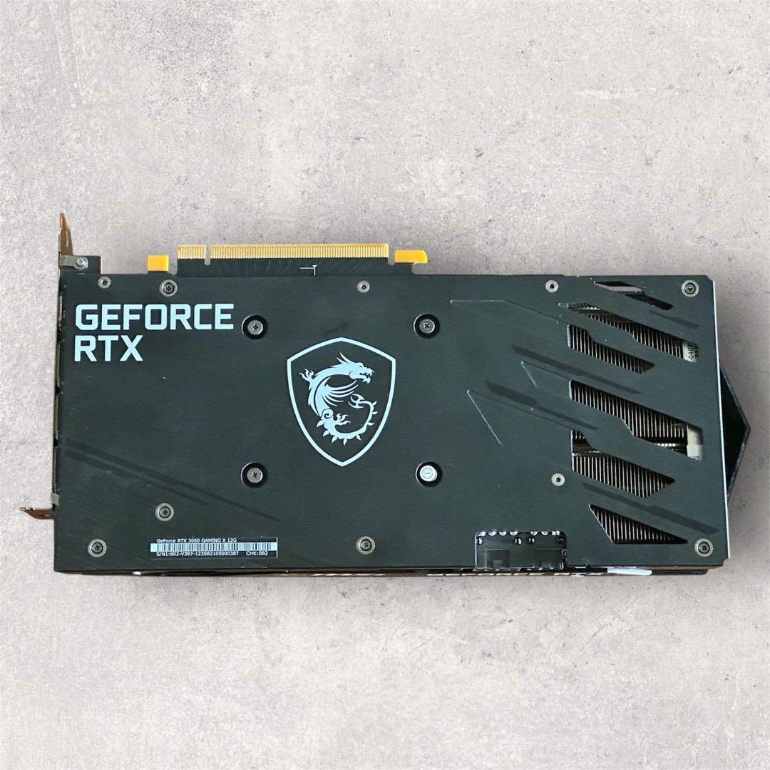 元箱あり GeForce RTX3060 12GB MSI GAMING X