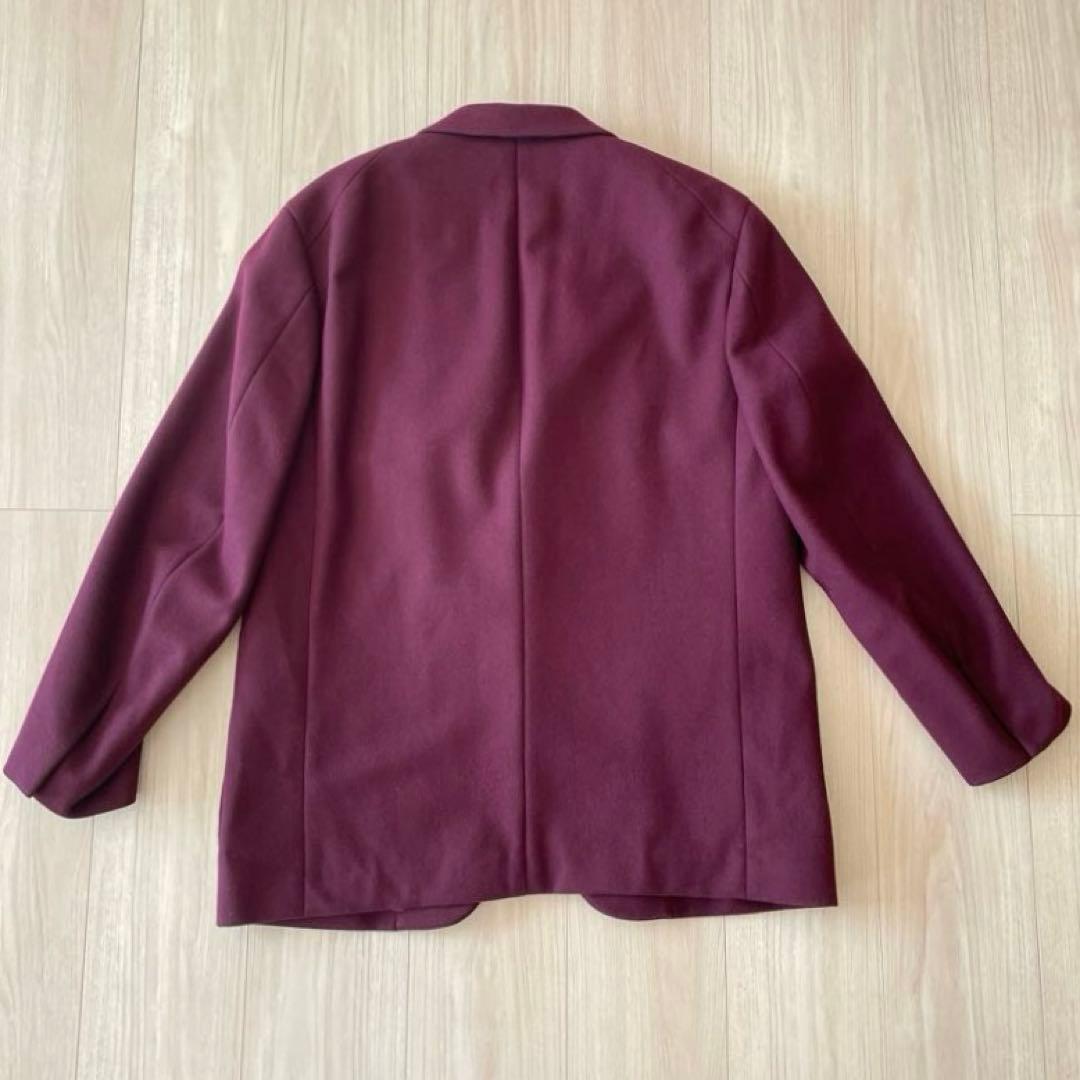 UNIQLO ユニクロ +J ウールブレンドオーバーサイズジャケット　ワイン