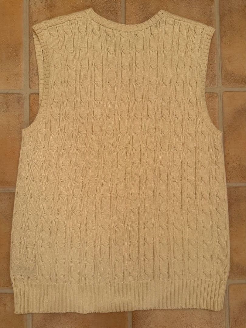 PoloRalphLauren ケーブルニットベスト XL（キッズ）