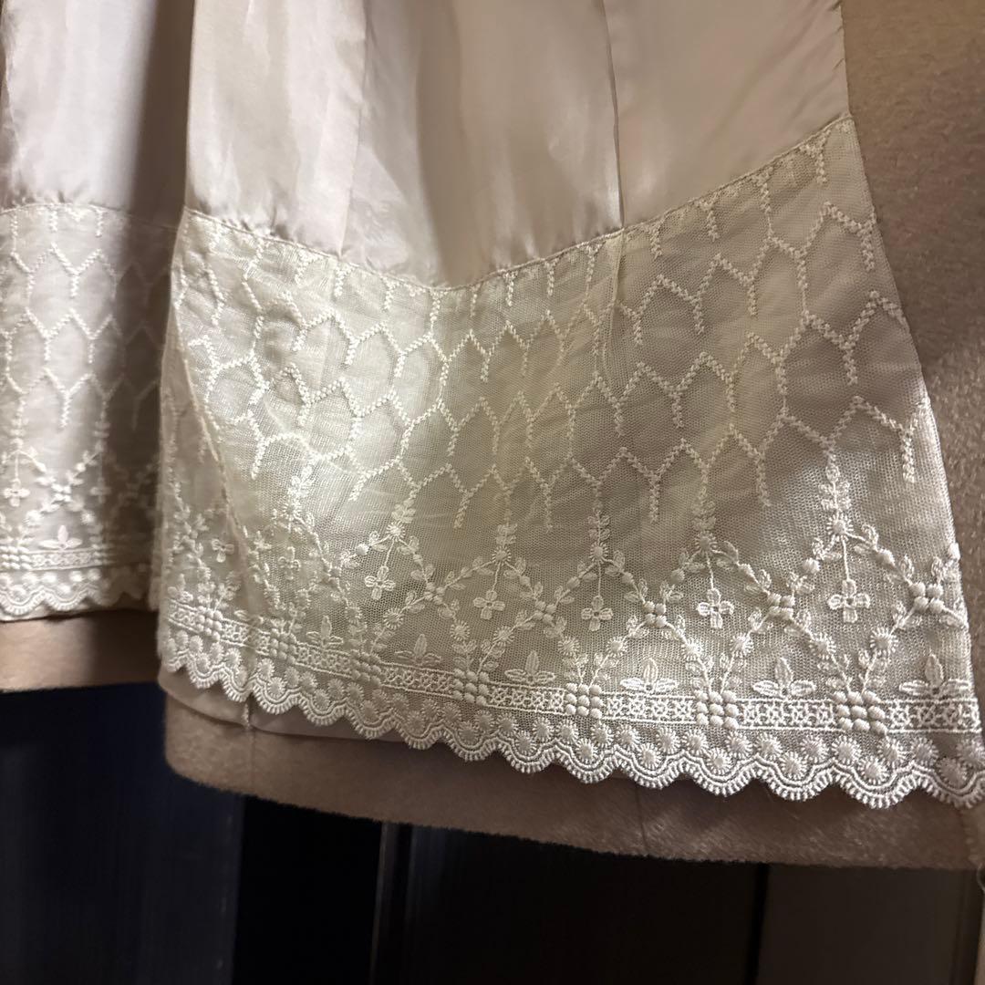 FOXEY ベージュ ロングコート Fサイズ