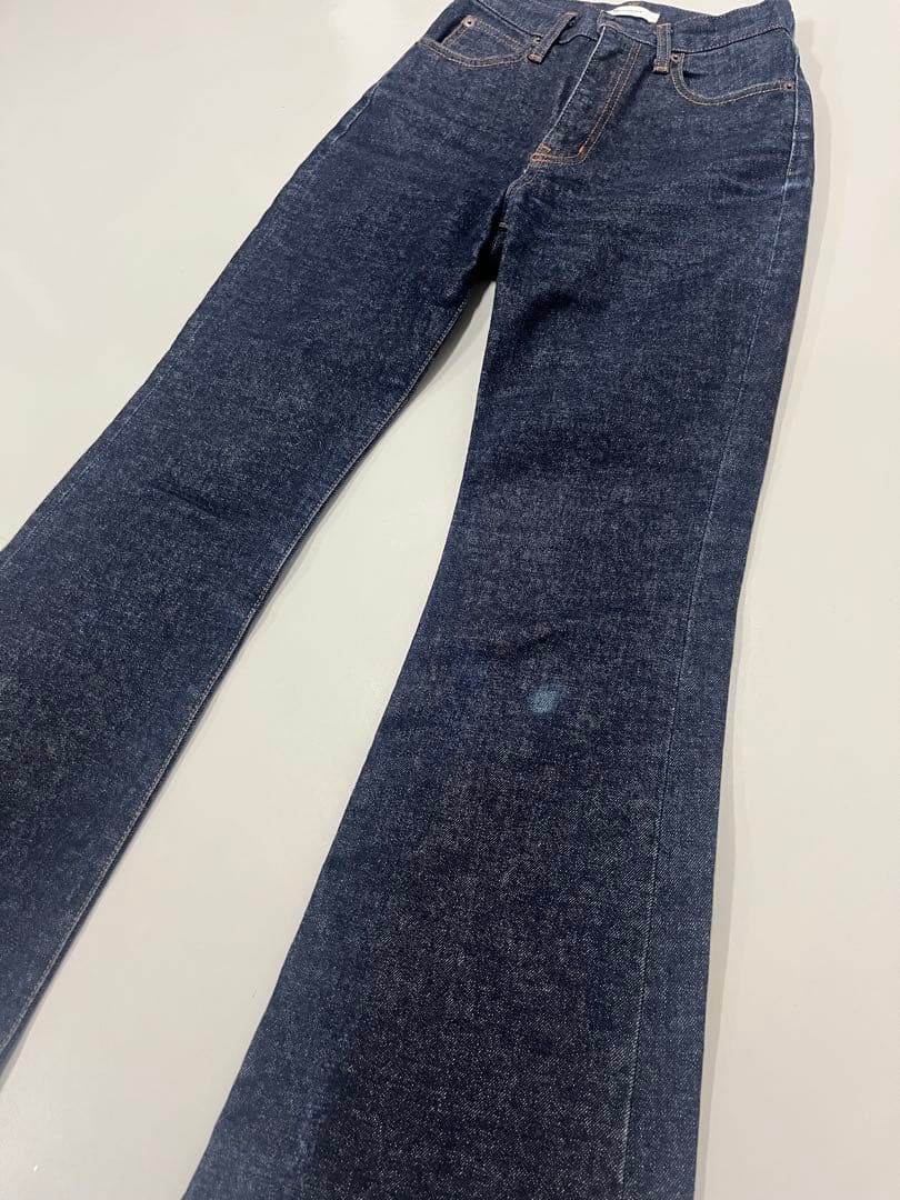 MOUSSY MVS FLARE ワンウォッシュデニム