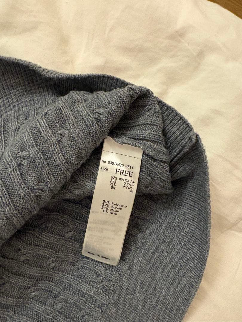FRONT FRILL KNIT TOPS フロントフリル ニット トップス