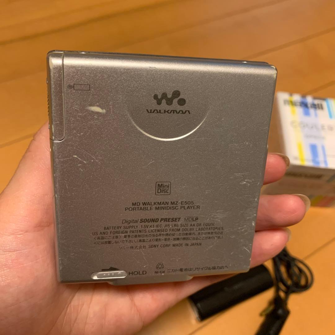 SONY MZ-E505 ポータブルMDプレーヤー