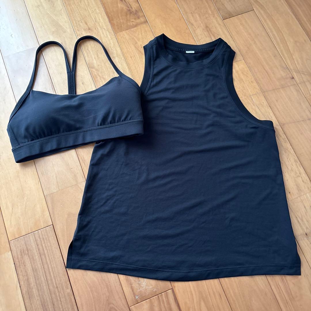 Lululemon ブラック ヨガウェア セット