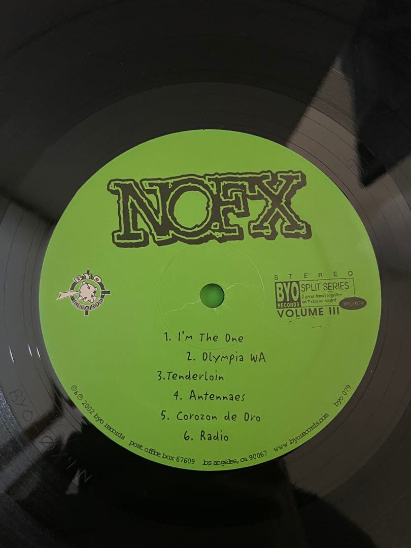 【LP】NOFX RANCID SPLIT SERIES Ⅲ