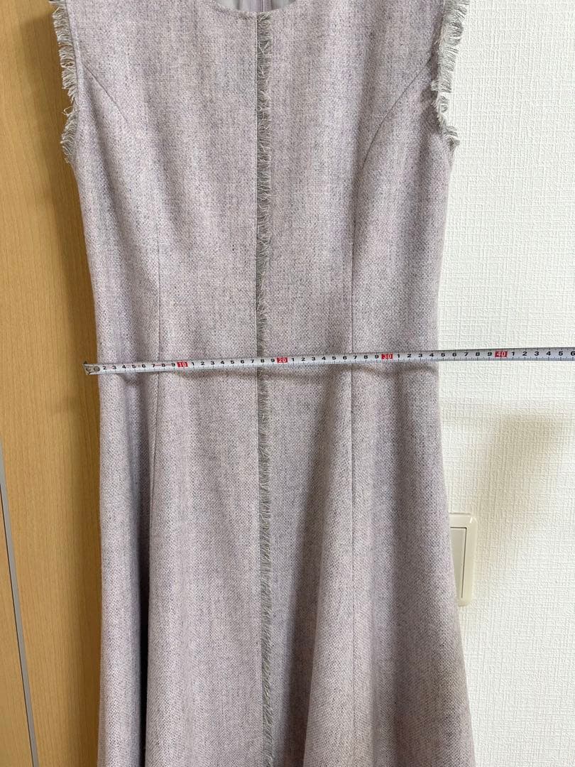 【美品】Rene ルネ ネップツイードワンピース 34相当