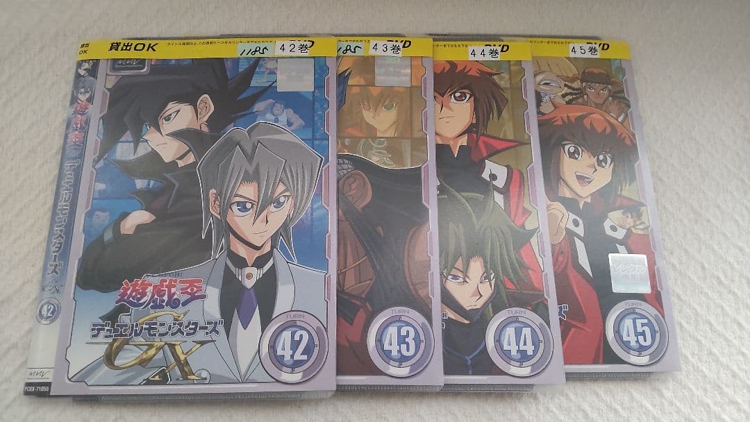 【user_0032158a】全巻セット 遊戯王GX DVD 全45巻
