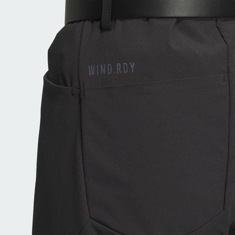 【88】秋冬 定価17,600円 アディダス ゴルフ 防風 アンクルパンツ 黒